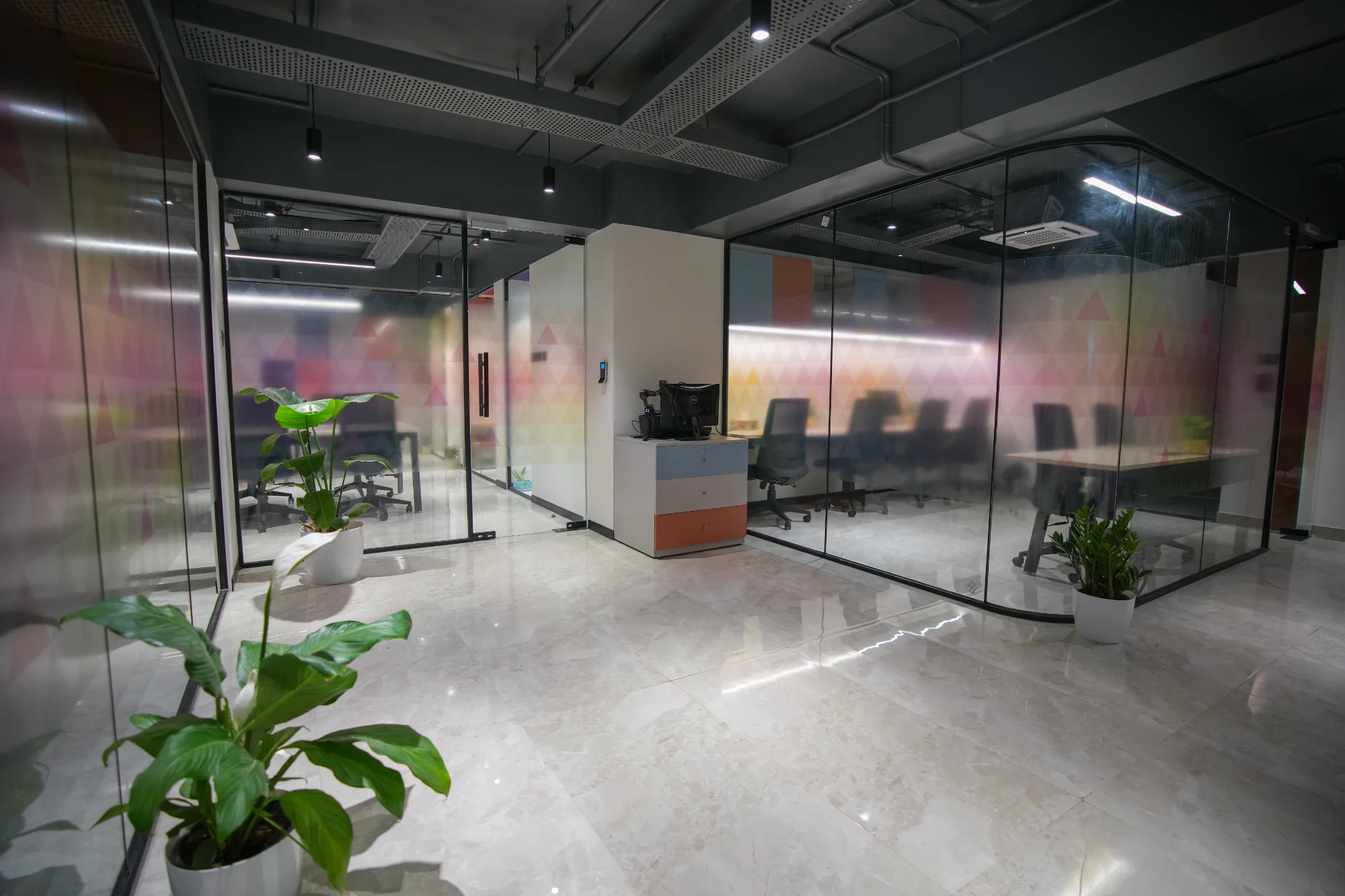 WeHub Coworking Interior Baner